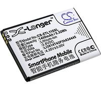 TECHTEK Battery 1400mAh compatible with [ZTE] Blade L110, Blade L110 Dual SIM replaces Li3814T43P3h634445