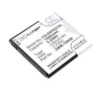 TECHTEK Battery 1500mAh compatible with [Doro] 6778, Liberto 820 mini replaces DBM-1500B