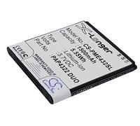 TECHTEK Battery 1500mAh compatible with [Prestigio] MultiPhone 4322 Duo replaces PAP4322 DUO