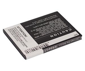 TECHTEK Battery 1600mAh compatible with [Samsung] EK-GC100, Galaxy Camera, Galaxy M, R, R Style, S II, S II Duos, Plus, S2, S2 Plus, FBA