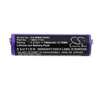 TECHTEK Battery 1800mAh compatible with [Moser] 1884 Li+Pro, Ermila 1884, Ermila 1885, 1885 Motion, Wahl Li+Pro, Wahl for [Wahl] 1888, 2 replaces FBA