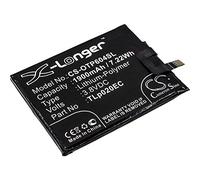 TECHTEK Battery 1900mAh compatible with [Alcatel] One Touch Pop Up, One Touch Pop Up LTE Dual SIM, OT-6044, OT-6044D replaces TLp020EC
