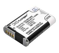 TECHTEK Battery 1900mAh compatible with [Canon] LEGRIA Mini X, PowerShot G1X mark Ⅱ, PowerShot N100, VIXIA Mini X replaces NB-12L