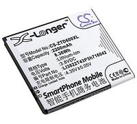 TECHTEK Battery 2200mAh compatible with [ZTE] Blade D6, Blade D6 Dual SIM, Dual SIM TD-LTE replaces LI3822T43P3h716042