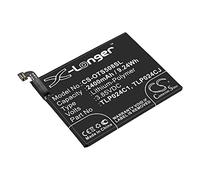 TECHTEK Battery 2400mAh compatible with [Alcatel] 1X Evolve, 1X Evolve 5059Z, 5046D, 5046G, 5046Y, 5046Y 5046D, 5049Z, 5059Z, 5080Q, A3, A3 Dual Sim, LTE, LTE 5046, Dual Sim, A30, A30 5046G, A576CC