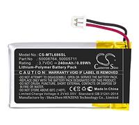 TECHTEK Battery 240mAh compatible with [Mitel] 6863i, 6865, 6865i, 6867i, 6869, 6869i, 6900, 6905, 6910, 6920, 6930, 6940, 6970 replaces 50005711, 50006764
