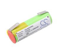 TECHTEK Battery 2500mAh compatible with [Braun] 1008, 1012, 1013, 1013s, 1507s, 1508, 1509, 1512, 155, 2035, 2040, 2060, 2323, 2500, 2501, 2505, 2515, 2540, 2540s, 255, 2560, 26, 260, 3008, 3008 CruZ