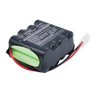 TECHTEK Battery 2500mAh compatible with [Cardiette] AR600 E.C.G., ECG Recorder AR600ADV, for [Colson] ECG Cardiette AR600 replaces 120236, BATT/110236
