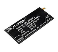 TECHTEK Battery 2500mAh compatible with [LG] F690L, F690S, K500, K500H, K580, K580AR, K580F, K580H, K580Y, X Cam, X Cam 4G replaces BL-T23, EAC63278801