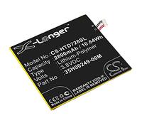 TECHTEK Battery 2800mAh compatible with [HTC] D728, D728t, D728w, D728x, Desire 728 replaces 35H00249-00M, 35H00249-02M