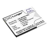 TECHTEK Battery 2800mAh compatible with [Lenovo] K10 2019, K10 2019 Global, XT2025-3, for [Motorola] Moto E6 Plus, Moto E6S, XT2025-1, XT2025-2, XT2053-2 replaces KC40