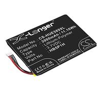 TECHTEK Battery 3000mAh compatible with [Huawei] E5776, E5776S, E5776s LTE, E5786, E5786S, E5786s-32a, E5786s-62a, E5786s-63a, E589, GL04P, GP04, HWD11, HWD14, HWD15, R210, for [Optus] E589, for [Tel