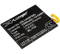 TECHTEK Battery 3300mAh compatible with [LG] AS993, G6, G6 TD-LTE, G600KP, G600KR, G600LP, G600LR, G600S, G600SP, G600SR, H870AR, H870DS, H870DSU, H870I, H870K, H870S, H870U, H871, H872, H873, H873U