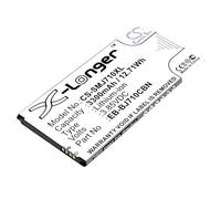 TECHTEK Battery 3300mAh compatible with [Samsung] Galaxy J7 2016, Galaxy J7 6 Duos TD-LTE, Metal 2016 Duos LTE, Neo 2017 Neo 2017 TD-LTE, Nxt Duo, Nxt On8, SM-J7108, SM-J7109, SM-J710F/DS, SM-J710FN/