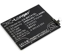 TECHTEK Battery 3400mAh compatible with [Meilan] E2, for [Meizu] E2, Dual SIM, Dual SIM TD-LTE, M2E, M741A replaces BA741
