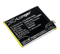 TECHTEK Battery 3400mAh compatible with [OPPO] PAGT00, R17, R17 Dual SIM, Dual SIM TD-LTE replaces BLP681