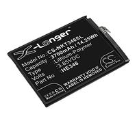 TECHTEK Battery 3700mAh compatible with [Nokia] 7 Plus, TA1046 replaces HE346