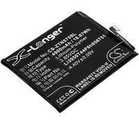 TECHTEK Battery 4900mAh compatible with [Nubia] N2, N2 Dual SIM, Dual SIM TD-LTE, NX575J, for [ZTE] Nubia Nubia TD-LTE, NX575J replaces Li3950T44P6h856751