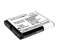 TECHTEK Battery 800mAh compatible with [Nokia] 6700 Classic, 6700 classic Illuvial, for [Mobiado] Classic 712 Stealth LE, 712EM, 712GCB, 712ZAF replaces BL-6Q FBA