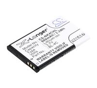 TECHTEK Battery 900mAh compatible with [Nokia] 107, 108, 1265, 1325, 1661, 2220 Slide, 2650, 2651, 2652, 3108, 3500 Classic, 5100, 6066, 6088, 6100, 6101, 6102i, 6103, 6125, 6126, 6131, 6133, 613 FBA
