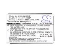 TECHTEK battery compatible with [Logitech] diNovo Edge, DiNovo Mini, Y-RAY81 replaces 190304-2004, for F12440071, for M50A FBA