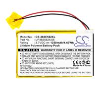 Techtek Battery CS-383E562XL Compatible with Tungsten E Replaces Palm UP383562A A6