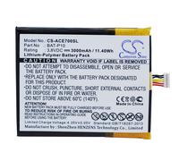 Techtek Battery CS-ACE700SL Compatible with E39, Liquid E700, Liquid E700 Triple Replaces Acer BAT-P10, BAT-P10(1ICP5/61/73), KT.00106.001,