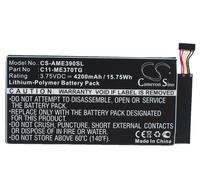 Techtek Battery CS-AME390SL Compatible with ME370TG Replaces Asus C11-ME370TG