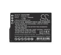 Techtek Battery CS-BLD10MX Compatible with Lumix DMC-G3, Lumix DMC-G3K, Lumix DMC-G3KBODY, Lumix DMC-G3KGK, Lumix DMC-G3KK, Lumix DMC-G3KR, Lumix