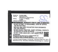 Techtek Battery CS-BNC10MC Compatible with C, Lumix DMC-LF1, Lumix DMC-LF1K, Lumix DMC-LF1W, V-LUX50 Replaces Leica BP-DC14, BP-DC14-E,
