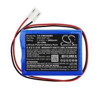 Techtek Battery CS-CME600MD Compatible with ECG-600G Replaces CONTEC 855183P-2S