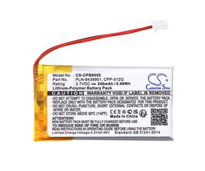 Techtek Battery CS-CPB9055 Compatible with 64327-01, 64399-01, 65358-01, 71036-11, 90225-01, AWH-55, AWH-55, AWH-65, AWH-65, AWH55, AWH65, C351N,
