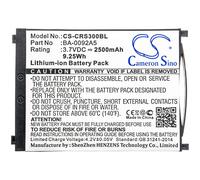 Techtek Battery CS-CRS300BL Compatible with RS30 Replaces CipherLab BA-0092A5, BA-0093A0, BT-160LA, KBRS300X01503