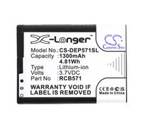 Techtek Battery CS-DEP571SL Compatible with A430, A600, A610, A620, A680, Amico Ci Sento, Amico Chic, Amico Sicuro, DS120, ELEGANT 1, HALO 11,