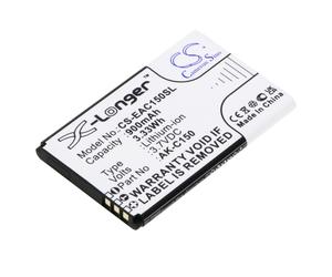 Techtek Battery CS-EAC150SL Compatible with Telme C150, Telme C151, Telme T200 Replaces Emporia AK-C150