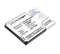 Techtek Battery CS-EAF220SL Compatible with Ergophone 6060, F220, FLIP basic, FLIPbasic Replaces Emporia AK-F220, Tiptel SD474050A