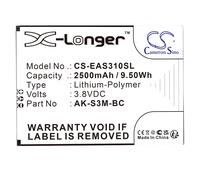 Techtek Battery CS-EAS310SL Compatible with Smart 3 Mini, Smart 4, Smart.3 Mini, Smart.4 Replaces Emporia AK-S3M-BC