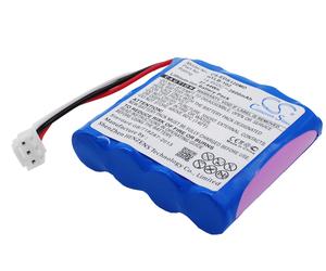 Techtek Battery CS-EDS120MD Compatible with CM-1200B ECG, CM1200B ECG, DECG-03A, DECG-03A Elcktro Cardiogram, M3, M3A Vital Signs Monitor,