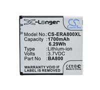 Techtek Battery CS-ERA800XL Compatible with Arc HD, Hikari, LT25, LT25C, LT25i, LT26, LT26i, Nozomi, SO-01E, SOL21, Tsubasa, Tsubasa Xin, Xperia