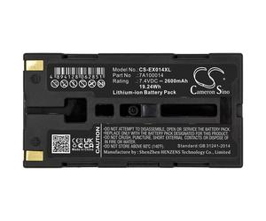 Techtek Battery CS-EX014XL Compatible with ANDES 3, Andes 3, APEX 2, Apex 2, Apex 2i, APEX 3, Apex 3i, Apex 4, Apex 4i, APEX2, APEX3, BL2-58,