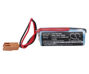 Techtek Battery CS-FN210SL Compatible with FANUC CNC 16/18-B, FANUC CNC 21-B, FANUC CNC Power Mate 0, FANUC CNC Power Mate D, FANUC CNC Power