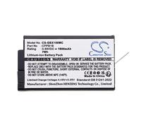Techtek Battery CS-GBX100MC Compatible with Max 2, MAX2 Replaces GoPro CPPB1B