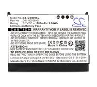 Techtek Battery CS-GM500SL Compatible with Aera 500, Aera 510, Aera 550, Aera 560, Nuvi 500, Nuvi 510, Nuvi 550, Zumo 220, Zumo 600, Zumo 650,