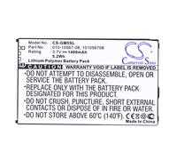 Techtek Battery CS-GM5SL Compatible with iQue M5 Replaces Garmin 010-10567-08, 101056708, IA1XB12H2