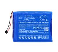Techtek Battery CS-GMR800SL Compatible with DEZL OTR800, DEZL OTR800 MT-S, Overlander Replaces Garmin 361-00109-00, 361-00109-05