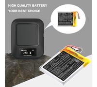 Techtek Battery CS-GMS135SL Compatible with EDGE 1040, inReach Messenger Replaces Garmin 361-00135-01