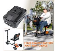 Techtek Battery CS-HBL481PW Compatible with 3 Wheel Power Mobility Scooter, 3 Wheel Power Mobility Scooter Plus, 330 LBS Portable Wheelchair, 4