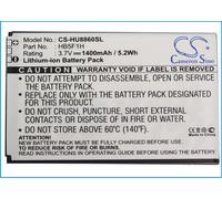 Techtek Battery CS-HU8860SL Compatible with Activa 4G, Activa 4G, Honor, M886, M920, M920, Turkcell T30, U8860 Replaces Huawei HB5F1H, HF5F1H