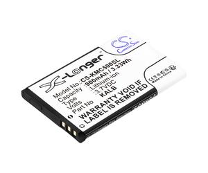 Techtek Battery CS-KMC500SL Compatible with 2130, 2203, Always 2, Becco 2125, Becco 2158, Becco Plus, Bella, Bella Becco Plus, Big Button, Boris,