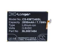 Techtek Battery CS-KMT348SL Compatible with Thunder 348, Tornado 348 Replaces KAZAM BL0001484
